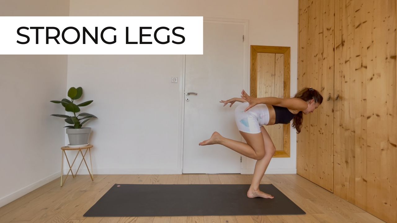 yoga workout jambes