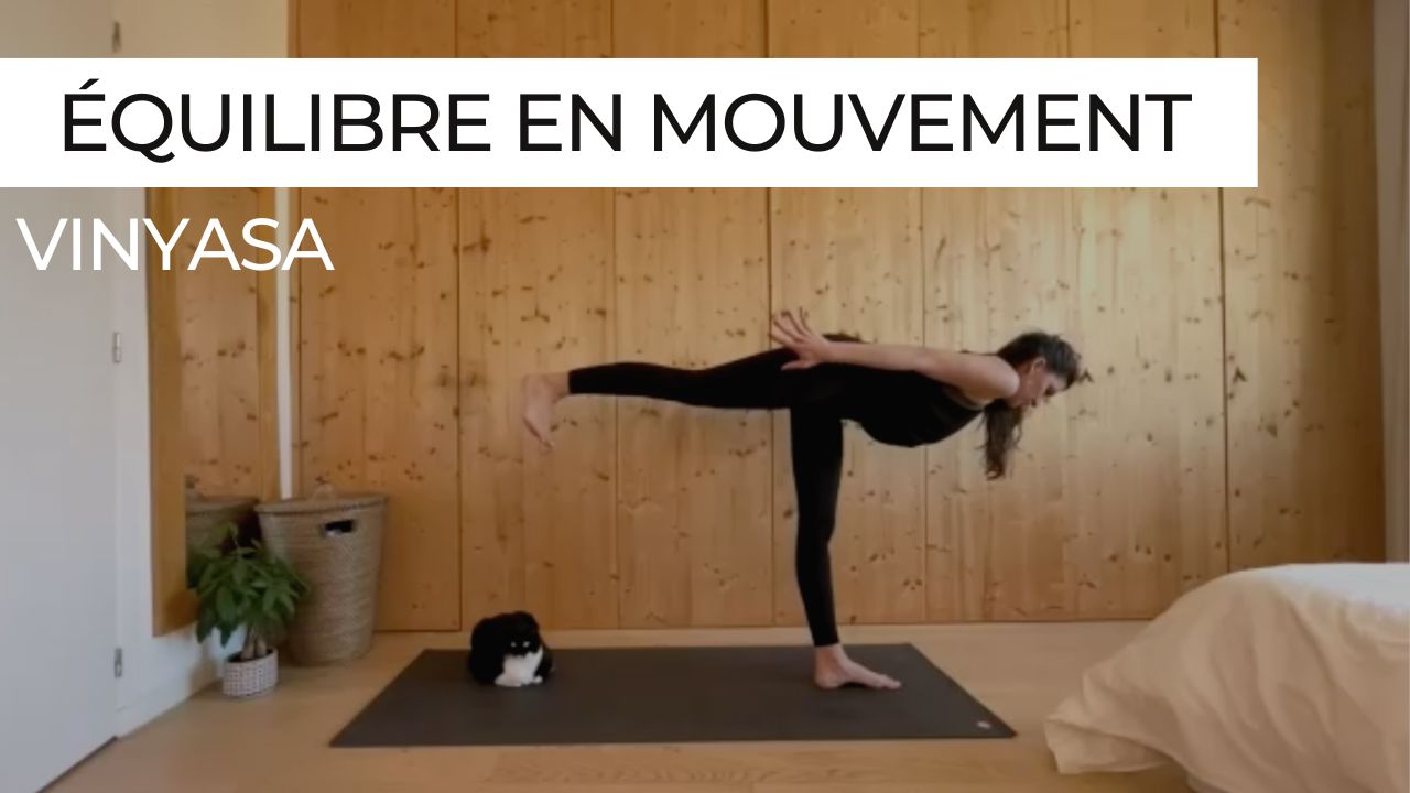 yoga vinyasa équilibre en mouvement