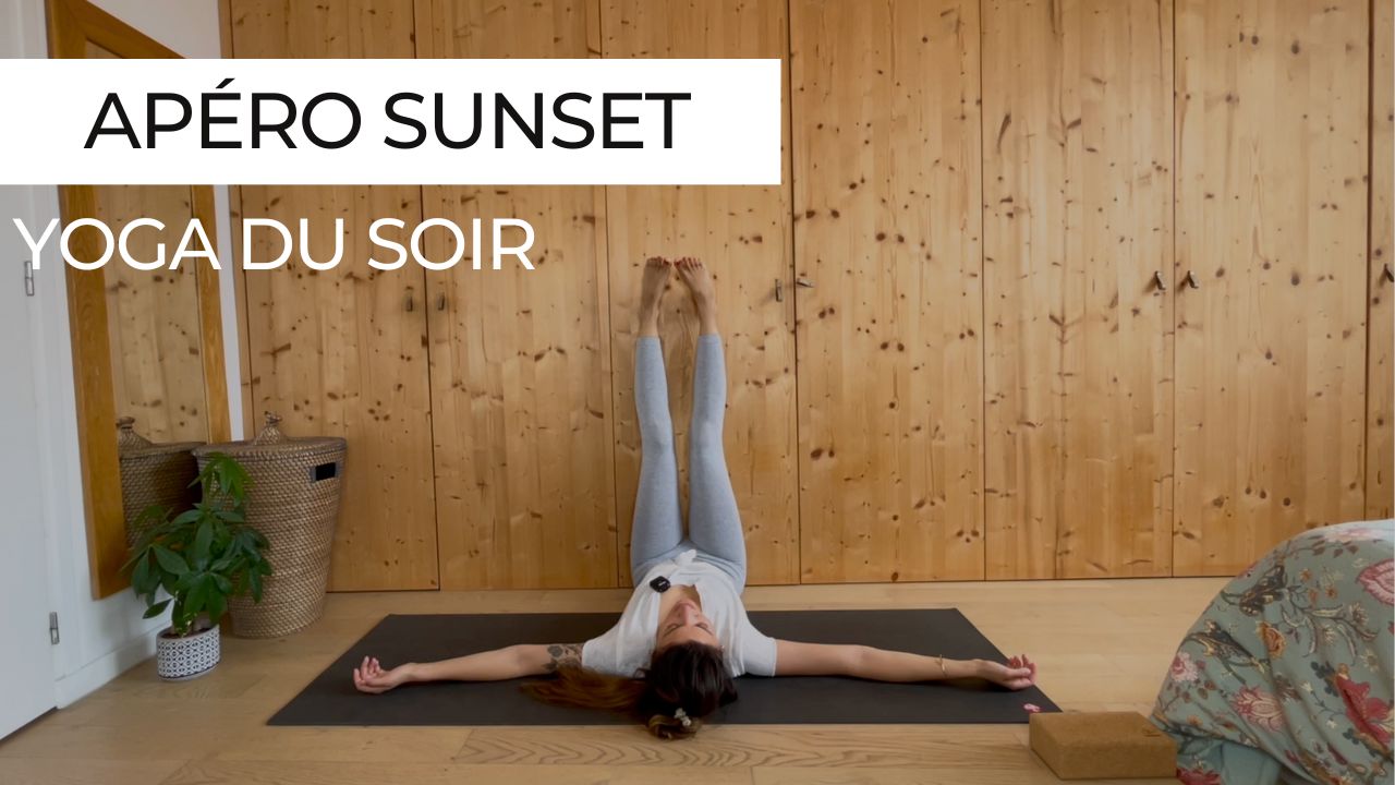 yoga du soir apéro sunset