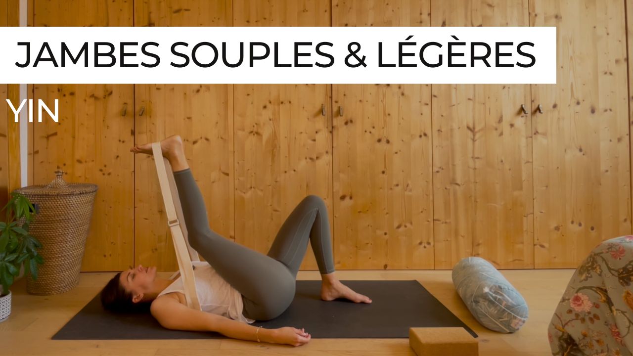 yin yoga jambes légères