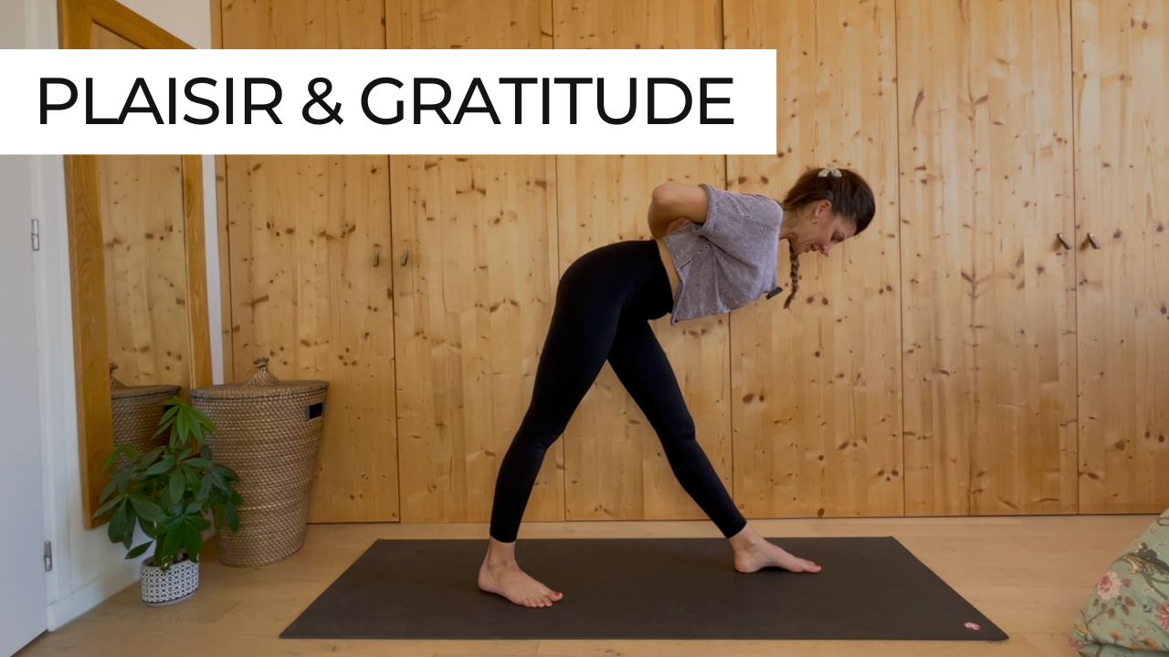 yoga doux plaisir et gratitude